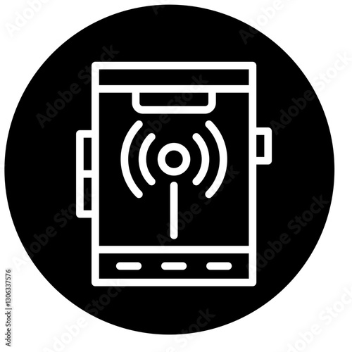 Vector Design Mobile Hotspot Icon Style