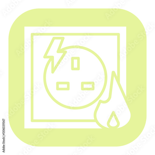 Electricity Fire Icon