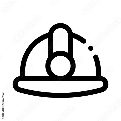hat line icon