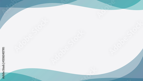 Green gradient border desktop wallpaper vector