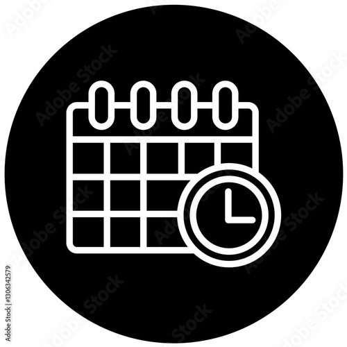 Vector Design Deadline Icon Style