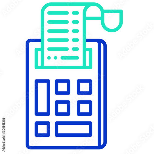 al light  outline dual color icon
