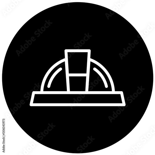 Hardhat Light Vector Design Icon Style