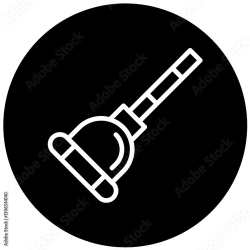 Plunger Vector Design Icon Style