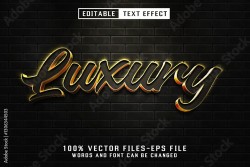 Luxury Editable Text Effect