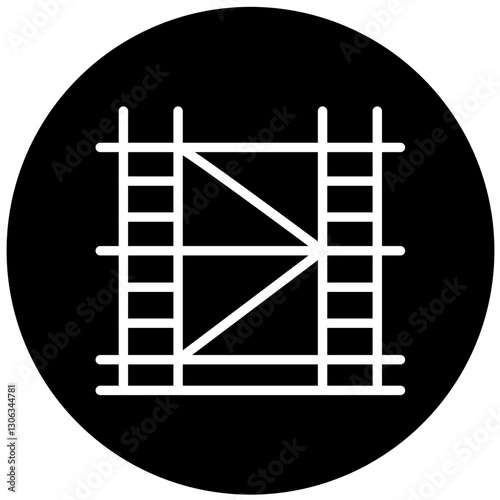 Scaffolding Plank Vector Design Icon Style