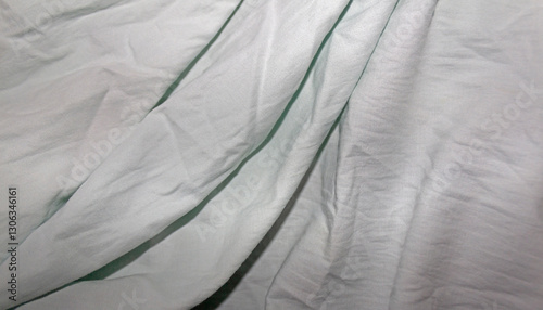 Wallpaper Mural Gray Wrinkled Fabric with Natural Folds and Soft Texture Background Torontodigital.ca