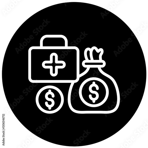 Emergency Fund Vector Design Icon Style