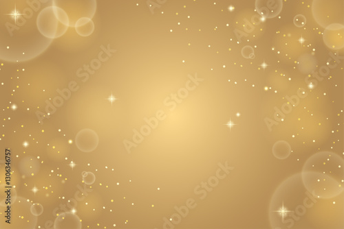 ゴールドのキラキラした背景