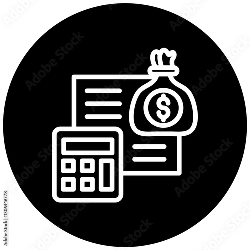 Expense Vector Design Icon Style