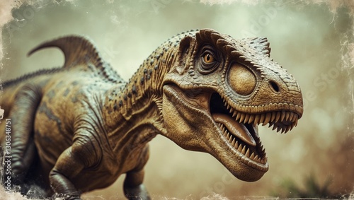 Tarbosaurus bataar - a late Cretaceous period tyrannosaurid dinosaur photo