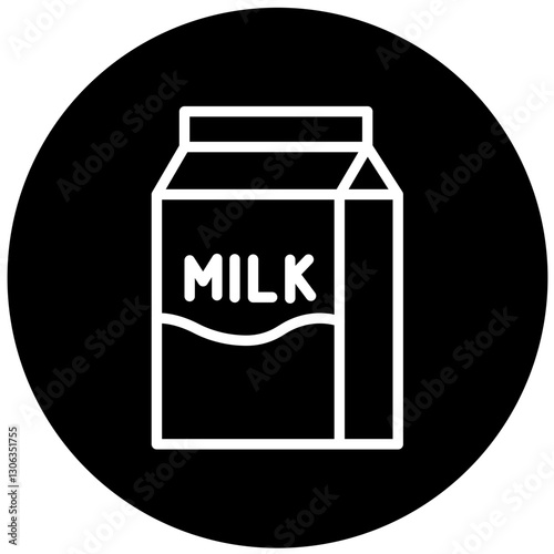 Vector Design Milk Icon Style