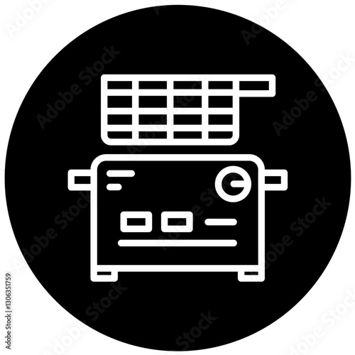 Vector Design Fryer Icon Style