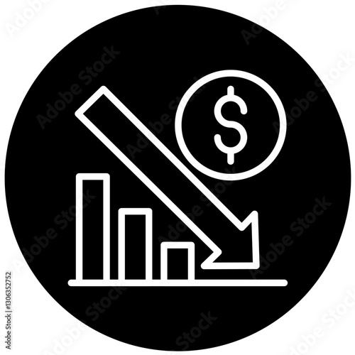 Vector Design Bankrupt Icon Style