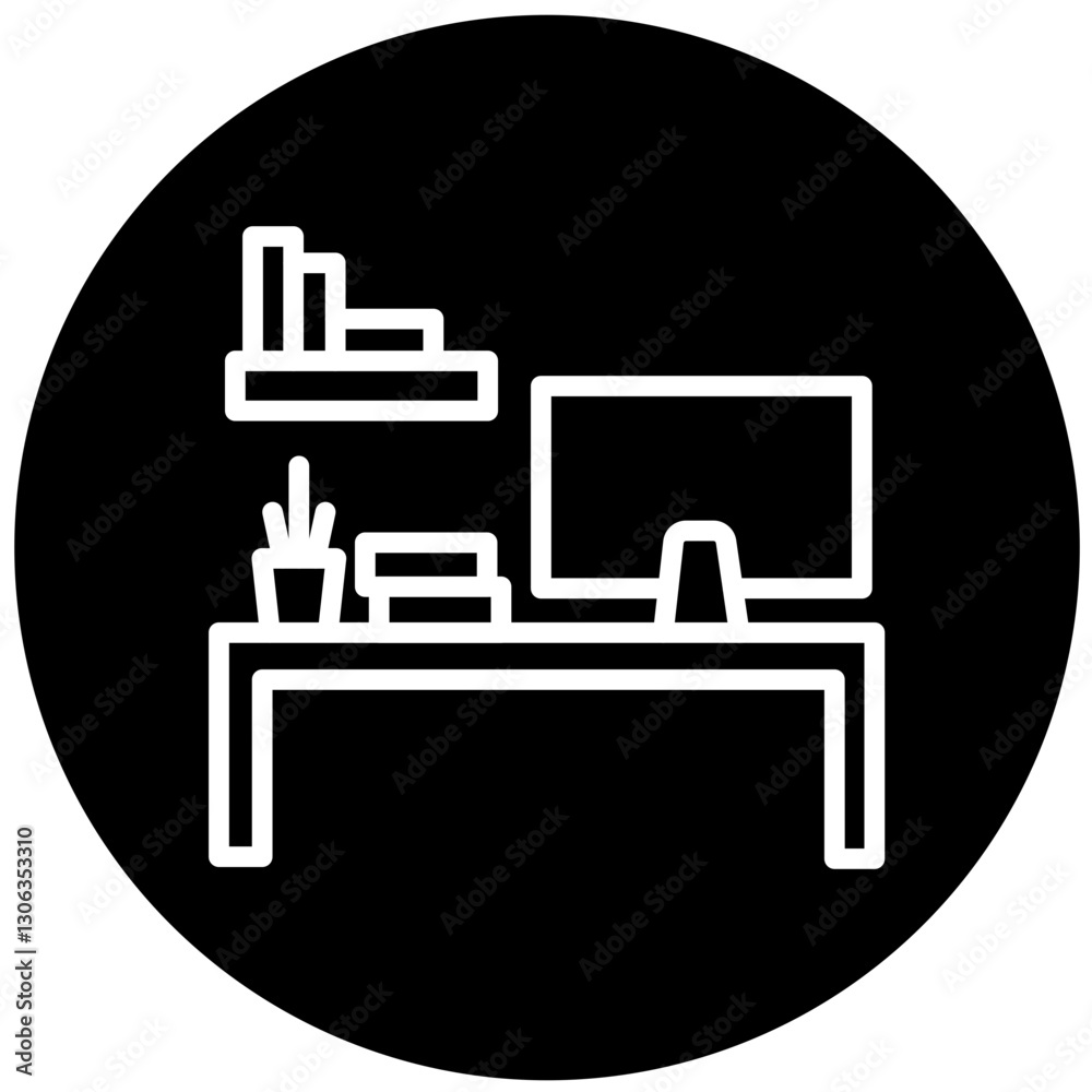 Vector Design Workspace Icon Style Vector Design Workspace Icon Style