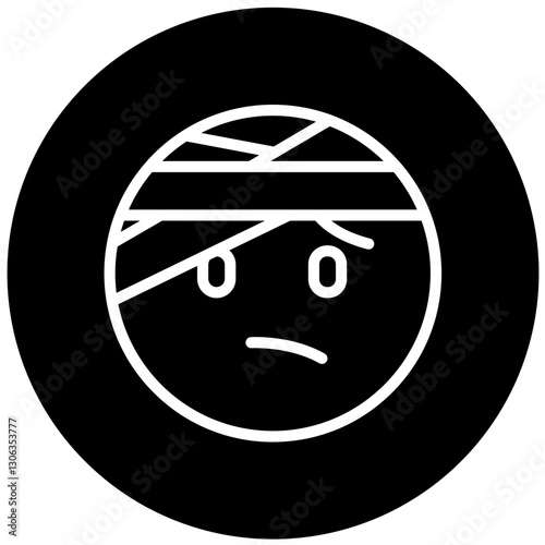 Vector Design Injured Icon Style