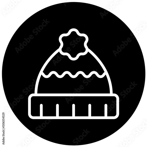 Vector Design Winter Hat Icon Style