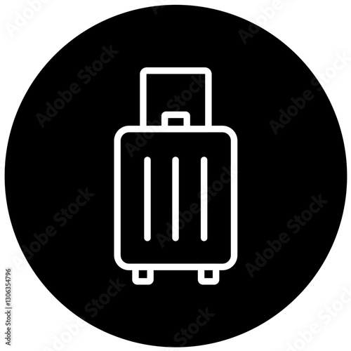 Vector Design Luggage Icon Style