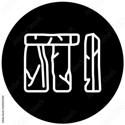 Vector Design Stonehenge Icon Style