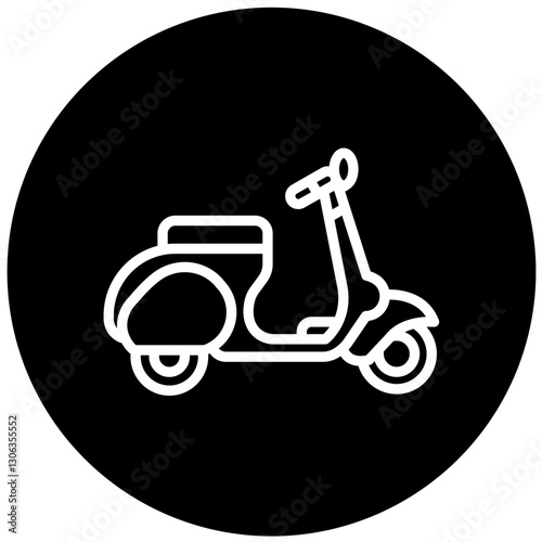 Vector Design Scooter Icon Style