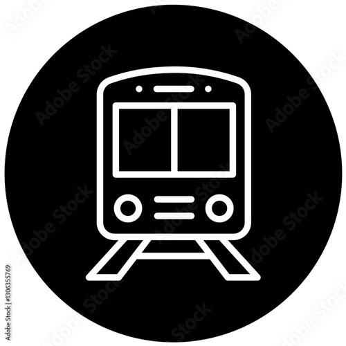 Vector Design Train Icon Style