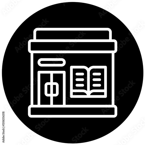Vector Design Book Fair Icon Style