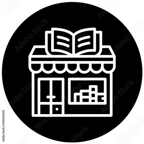 Vector Design Book Store Icon Style