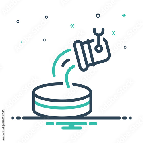 Mix icon for metallurgy