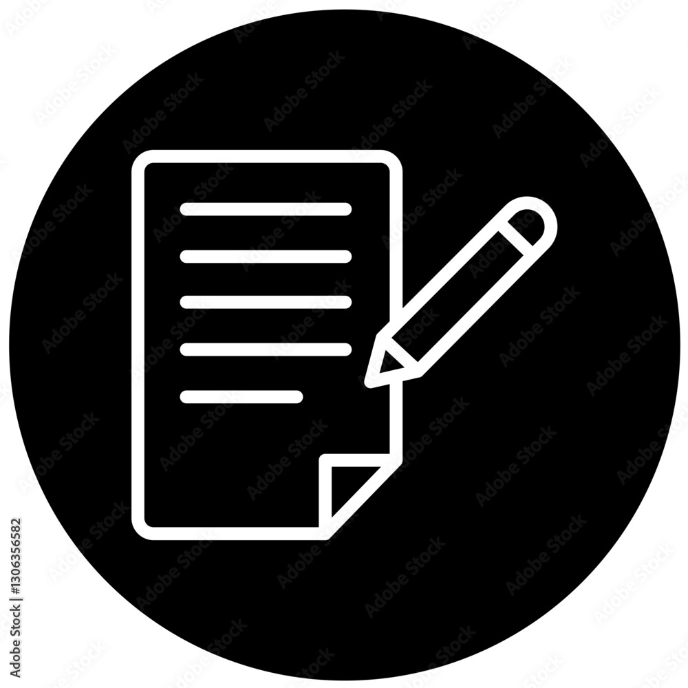 Vector Design Draft Icon Style