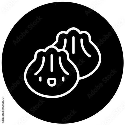 Vector Design Dumplings Icon Style