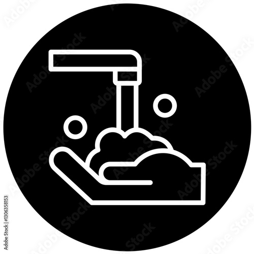 Vector Design Hand Washing Icon Style