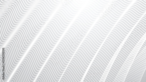Grey abstract with wave stripes background for backdrop