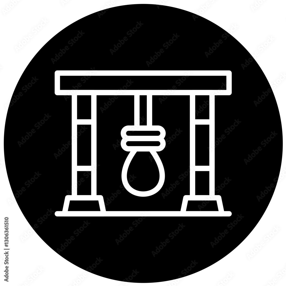Vector Design Gibbet Icon Style Vector Design Gibbet Icon Style