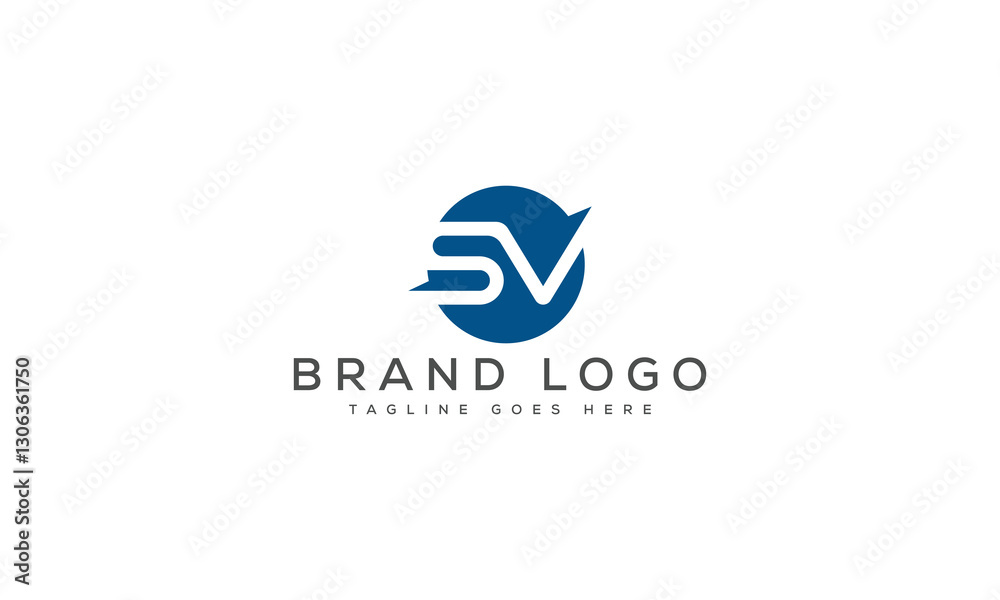 Creative SV logo for Branding and Startups. Creative SV logo for Branding and Startups.