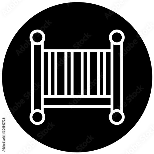 Vector Design Crib Icon Style