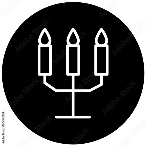 Vector Design Candlestick Icon Style