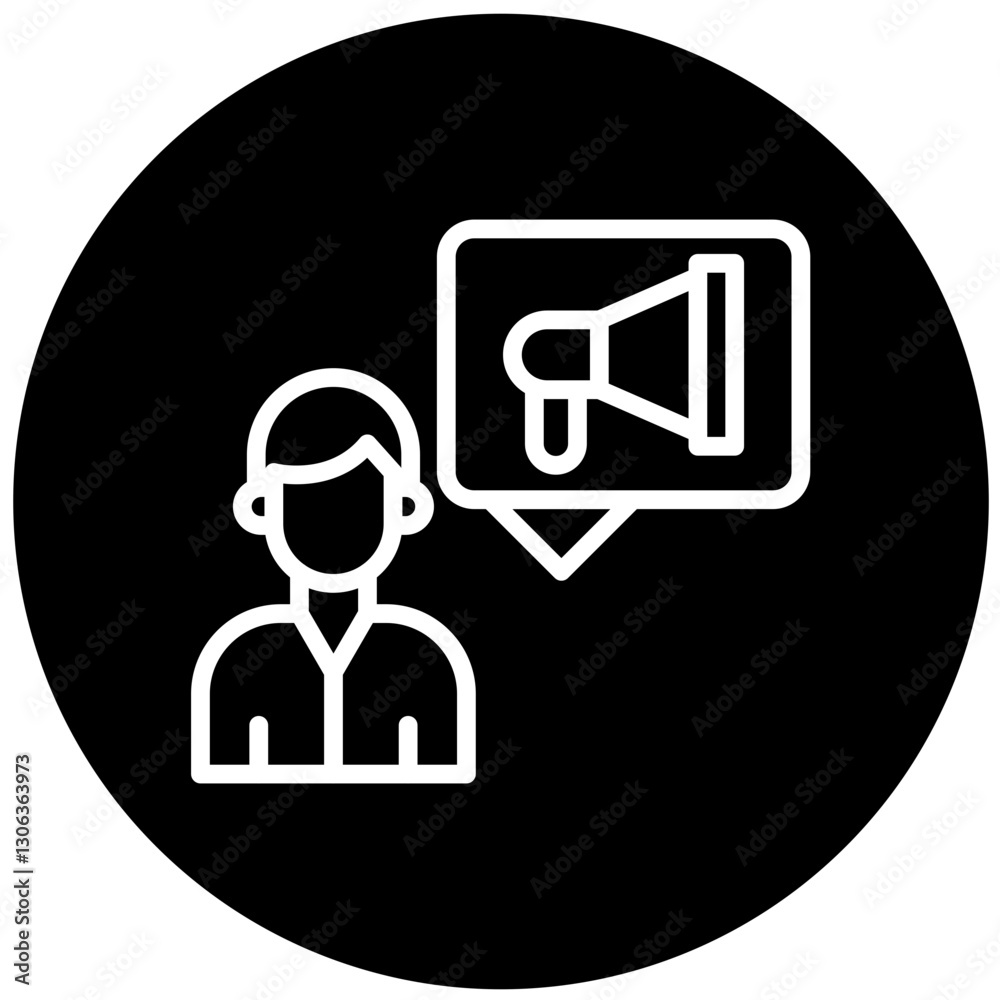 Vector Design Public Relations Icon Style Vector Design Public Relations Icon Style