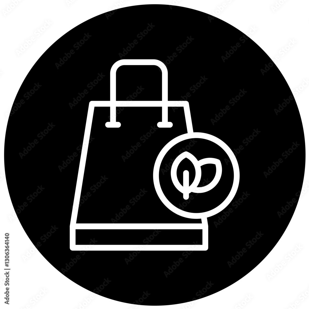 Vector Design Eco Bag Icon Style Vector Design Eco Bag Icon Style