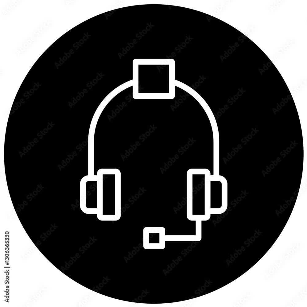Obraz premium Vector Design Headphone Sale Icon Style