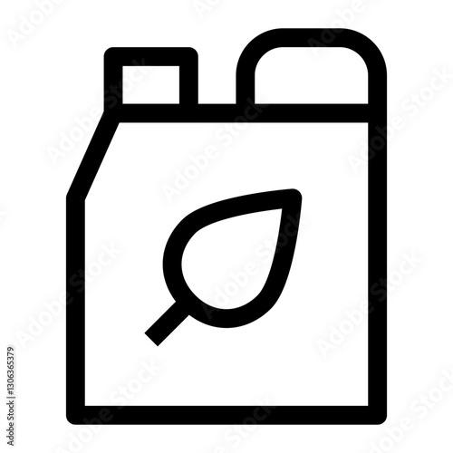 nature and ecology thin icon