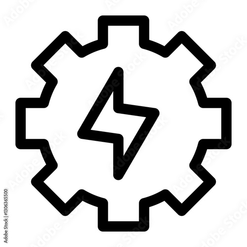 nature and ecology thin icon