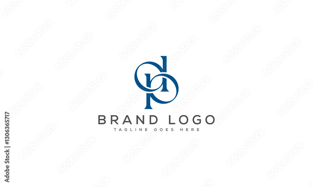 letter DP logo design vector template design for brand. letter DP logo design vector template design for brand.