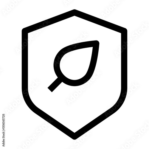 nature and ecology thin icon