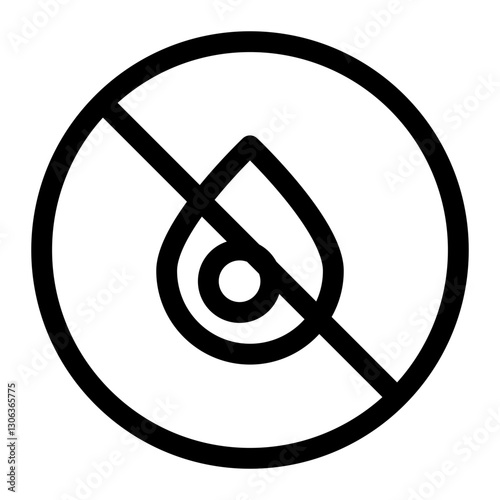 nature and ecology thin icon