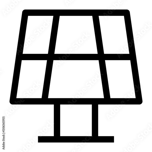 nature and ecology thin icon