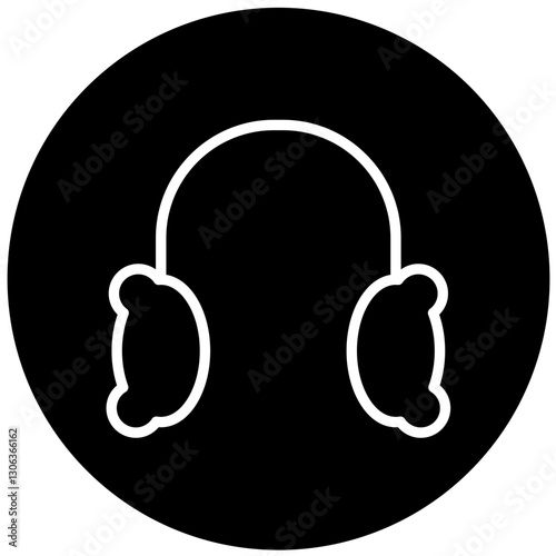 Vector Design Earmuffs Icon Style
