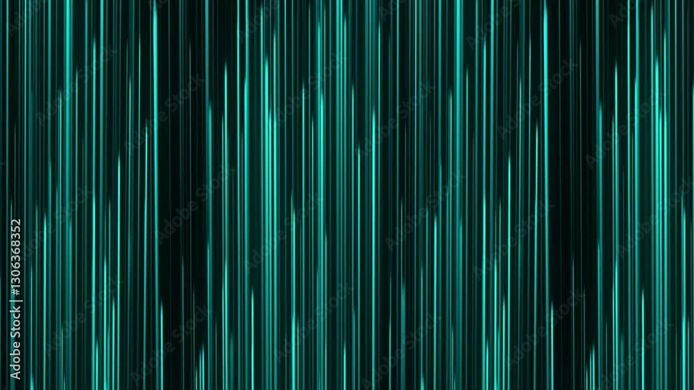 Futuristic abstract colorful lines moving up in 4K glowing bright magical energy streaks and flying particles moving lines from dots on a black background Abstract application code moving 