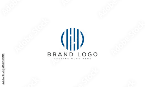 letter HH logo design vector template design for brand.