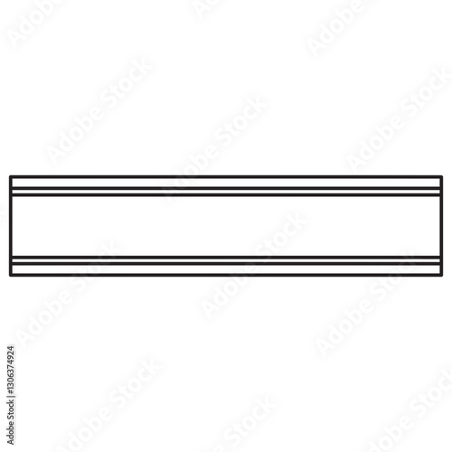 vessel straight line icon