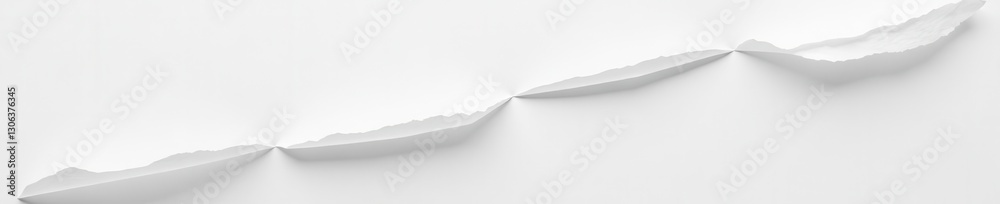 Obraz premium Clean white paper folded into fourths, textured background, sheet, background, four